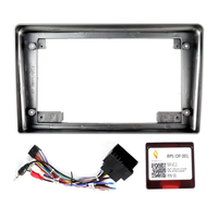 Kit d'écran de radio de voiture Android Meihua 9 pouces avec GPS intégré pour Opel Astra H Zafira B 2006-2010, montage sur tableau de bord