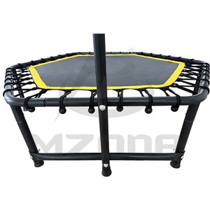 Mzone mini trampolín <span class=keywords><strong>hexagonal</strong></span> <span class=keywords><strong>fitness</strong></span> con asa para adultos # - Product Image 5