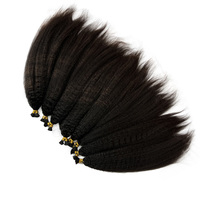 Vente en gros de cheveux chinois Yaki raides cheveux grossiers crépus cheveux raides cuticules alignés vendeurs de cheveux vierges 100% haut de gamme 5 pièces
