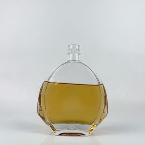 Muestra gratis botella de licor de vidrio de forma única 750ml compra vacía personalizada Alcohol Cognac Agave <span class=keywords><strong>Mescal</strong></span> Tequila botella de vidrio - Product Image 1