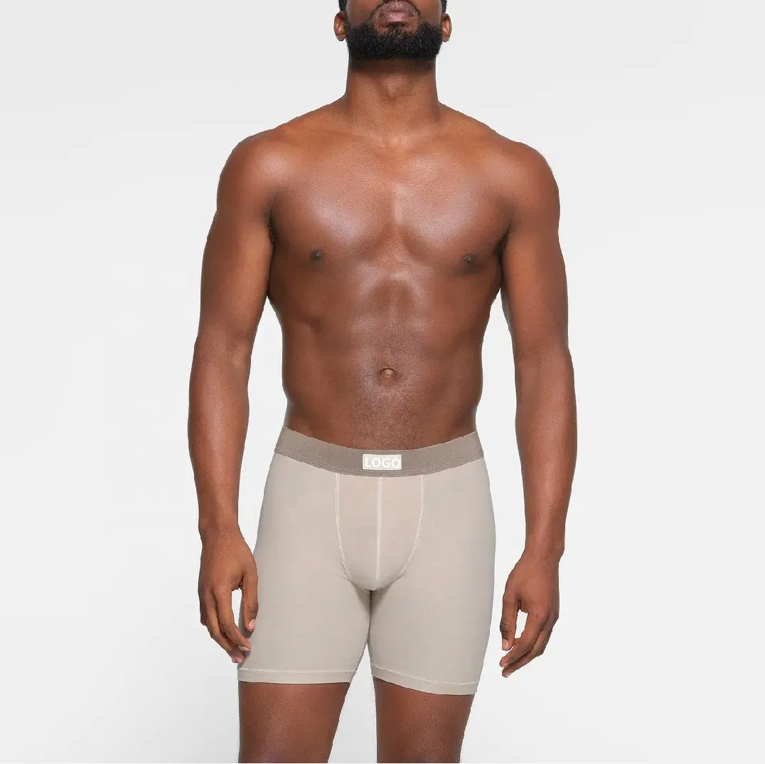 กางเกงบ็อกเซอร์ผู้ชายขนาด5 "เอว94% ผ้า6% ยืดได้หรูหราออกแบบได้ตามต้องการ