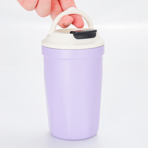 Stainless Steel Coffee Mug Tumbler With Handle Custom Colors Travel Outdoor Use - Product Image 5