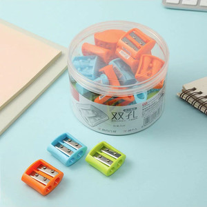 Sacapuntas de Doble Orificio con Cuchilla de Aleación, Portátil, para Estudiantes, Colores Variados, APSN1298 - Product Image 5