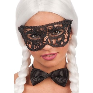 Máscara de Encaje de Macramé Negra, Máscara de Carnaval Estilo Veneciano para Mujer, Máscara Erótica - Product Image 4