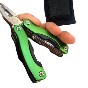 Multi Purpose Outdoor Folding Pliers AA3 <b>Small</b> Size Aluminum Alloy 14 Functions Survival <b>Tools</b> - Product Image 3