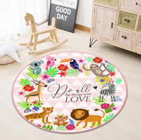 Hot Selling New Design Children Round Carpet Rugs Play Kid Carpet
