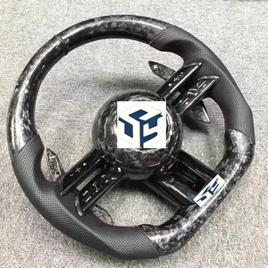 Volant en cuir et fibre de carbone personnalisé en gros pour Mercedes-Benz <span class=keywords><strong>2022</strong></span> Nouveaux modèles CLS GLE W213 W238 W205 W222 W463 W167 G63 <span class=keywords><strong>Classe</strong></span> C C63 - Product Image 1