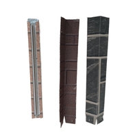 Panel sándwich de PU personalizado, accesorios de aleación de aluminio, tira de conexión de pieza de unión para perfiles de casas de construcción de acero ligero