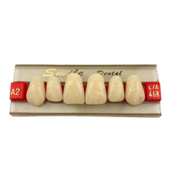 Dents artificielles antérieures en résine acrylique dentaire, 2 couches, pour prothèse supérieure/inférieure