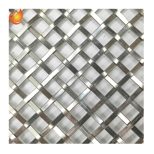 Grillage en acier inoxydable architectural, maille simple, ouverture <span class=keywords><strong>15</strong></span> mm, diamètre du fil 2 mm, découpe/soudure/pliage pour armoires, portes, écrans - Product Image 3