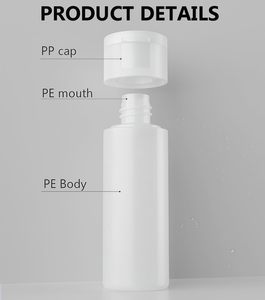 ขวดพลาสติก PET ใสทรงกลมขนาดเล็กสูง 15 มล. 20 มล. 30 มล. 50 มล. 60 มล. 100 มล. 120 มล. - Product Image 2