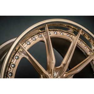 Cerchi Forgiati Personalizzati XL Super Concavi in 2 Pezzi da 17 18 19 20 21 22 23 Pollici Cerchione Forgiato per Auto da Corsa per BMW Audi Porsche - Product Image 5