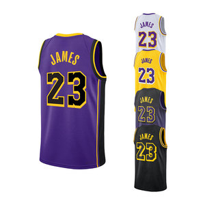 2025 новая сшитая баскетбольная майка Los Angeles 23 James - Product Image 5
