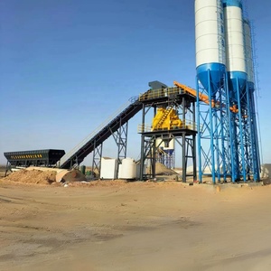 Nhỏ gọn nhỏ nền tảng <span class=keywords><strong>hzs60</strong></span> tích hợp ướt hàng loạt 55-60m3/hr trạm trộn bê tông nhà máy với bột Chất kết dính xi măng Silo - Product Image 6