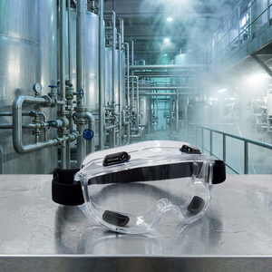 ANSI Z87.1 CE EN166 gafas de seguridad con ventilación directa, resistentes a impactos - Product Image 1