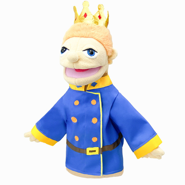 Professional Series Large Plush Puppet for Kindergarten Teaching Multi-Character Storytelling Props Ventililoquist Doll
