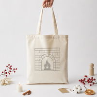 Sac fourre-tout en toile pour réunions saisonnières, articles accessibles, marquage graphique personnalisé pour lots à volume variable