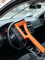 Brosse à neige et grattoir à glace pour voiture, outil de nettoyage pour pare-brise et vitres de voiture