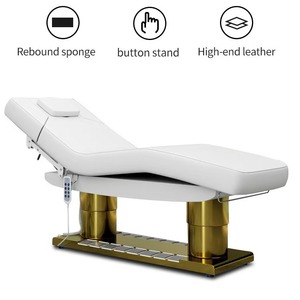 Lit électrique moderne de <span class=keywords><strong>spa</strong></span> facial réglable et pliable Meubles en cuir PU pour salle de sport, hôtel pour le massage des cils Autres caractéristiques - Product Image 4