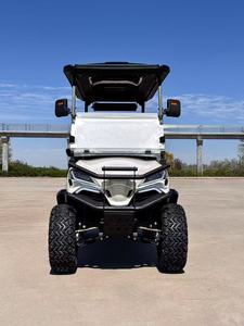 Voiturette de golf avec support de caddie arrière et position debout, 3-4 places, batterie au lithium, châssis en aluminium - Product Image 5
