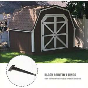 Charnière en T 210*70*20*2.0mm Clôture en bois extérieure Porte de grange Charnière de porte robuste - Product Image 3