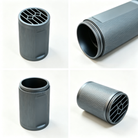 Ensemble de manchons en alliage d'aluminium usinés CNC, pièces personnalisées selon plans, coque 3C, composants pour lampe torche et objectif d'appareil photo numérique