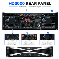 Amplificateur de puissance de classe TD de 2e génération 2x3000W, amplificateur DJ double canal 8 ohms pour caissons de basses, haut-parleurs, altavoces