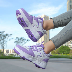 <span class=keywords><strong>Pattini</strong></span> a rotelle regolabili a 4 ruote per ragazzi, scarpe sportive alla moda per bambini per il tempo libero all'aperto, per studenti - Product Image 4