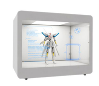 Offre Spéciale 32 pouces haute résolution et haute luminosité 1920x1080 FHD transparent d'écran D'AFFICHAGE à cristaux liquides DE vitrine pour le Magasin de luxe