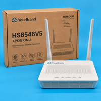Terminal de réseau optique / routeur fibre optique HS8546V5 FTTH XPON ONU d'occasion, Wi-Fi double bande, 4GE, EPON/GPON