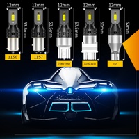 Ampoules LED Auto DXZ 2pcs T15 G-B-3570-T15 18W 1200LM 921 912 2-SMD 6500K Clignotant Marche arrière Frein 12-24V Certifié CE/RoHS