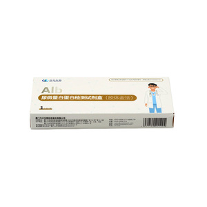 ชุดทดสอบไมโครอัลบูมินในปัสสาวะ วิธีคอลลอยด์โกลด์ 1 การทดสอบ ID12473 - Product Image 2