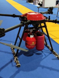 Produit d'extinction d'incendie pour drone de 45kg, déployé verticalement à longue distance, positionnement précis - Product Image 2