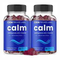 Gummies Apaisantes à l'Ashwagandha et à la L-Théanine - Complément Anti-Stress Végétalien à Base de Plantes pour Adultes, Vente en Gros