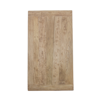 Vente en gros de table à manger rustique vintage en bois recyclé massif en bois d'orme dessus