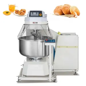 Máquina mezcladora comercial de harina de 20L, 30L, 60L, amasadora de masa, mezclador de harina, máquina mezcladora de alimentos en espiral, equipo de panadería