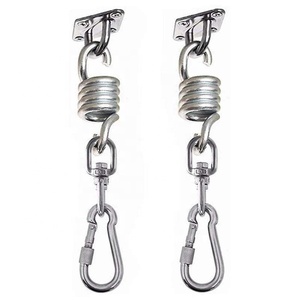 1 pièce Crochets pivotants pour hamac et balançoires en acier inoxydable, kit d'accessoires de suspension pour plafond/intérieur/extérieur - Product Image 1