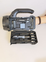 Ensemble d'outils à main pour la maison 17 en 1 avec lampe torche