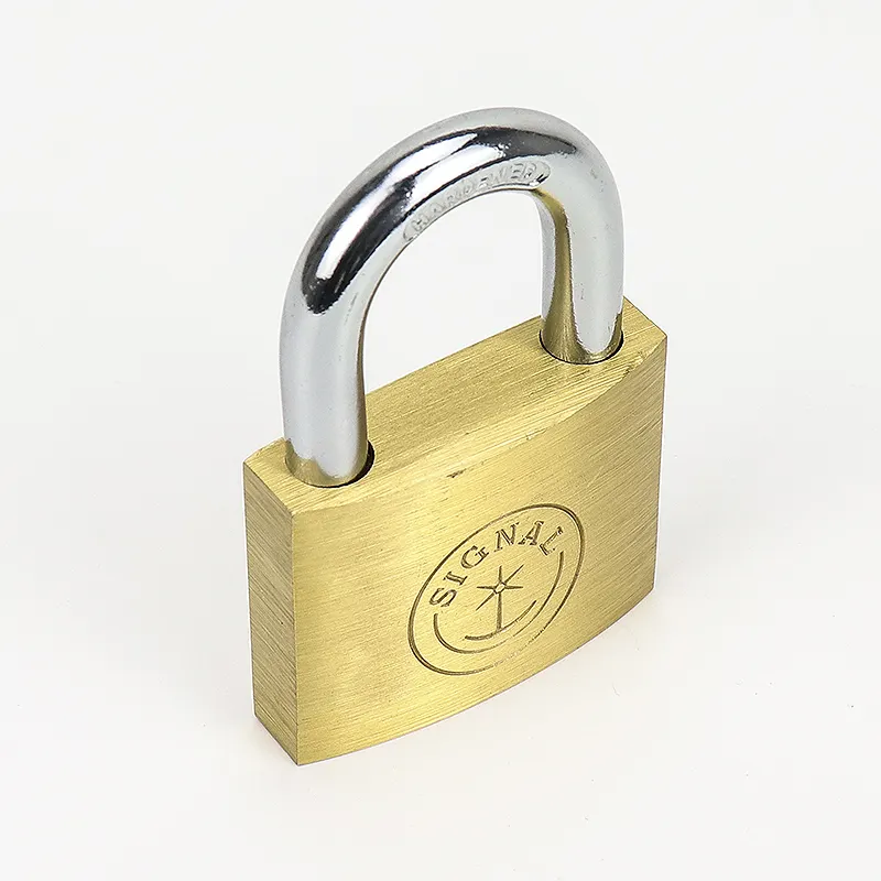 Parte superior de seguridad 3 Normal llaves de hierro, grillete de acero endurecido de cobre de latón candado y llaves en a granel