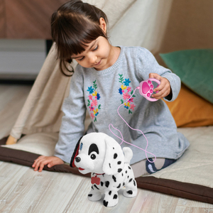 Hot bán điều khiển từ xa sang trọng con chó con chó con thực tế đi bộ sủa đuôi vẫy đầu gật đầu chức năng món quà thú nhồi bông đồ chơi - Product Image 5