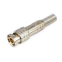 Terminales adaptadores de cobre con conector BNC CCTV de tornillo rápido con pines 1P para conexiones de cable RG59 Impedancia 50/75ohm