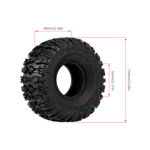 <span class=keywords><strong>1</strong></span>/<span class=keywords><strong>10</strong></span> ÉCHELLE RC VOITURE 2.2 "SOFT Pneus ROCK <span class=keywords><strong>CRAWLER</strong></span> 120-130MM Pneu AVEC MOUSSE pour <span class=keywords><strong>1</strong></span>:<span class=keywords><strong>10</strong></span> <span class=keywords><strong>AXIAL</strong></span> WRAITH RR10 RBX10 TRX-4 TRX-6 CAPRA TRUCK - Product Image 3