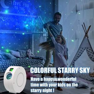โปรเจคเตอร์แสงดาวเลเซอร์ Tuya Smart Starry Sky LED สำหรับห้องนอน บาร์ ปาร์ตี้ พร้อม WiFi ควบคุมผ่านแอพมือถือ ควบคุมด้วยเสียงอัจฉริยะ - Product Image 4