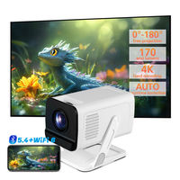 Mini-projecteur intelligent ROJIN X1AR Android 14 WiFi6, projecteur vidéo HD portable pour cinéma maison et projection de téléphone en extérieur