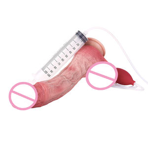 Pene simulado de artesanía de doble capa con ventosa, juguete para adultos, experiencia: pene realista - Product Image 2