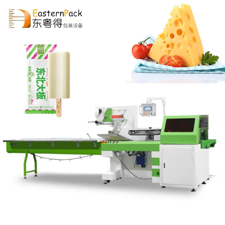 Glove Packing Diaper Biscuit Cooky Fruit And Vegetable Vacuum Seed Fork Pack For Soap Wrapping Machine
