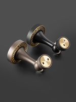 Butée de porte magnétique en laiton massif, style classique, design créatif, quincaillerie de porte intérieure, fabrication exquise, vente chaude