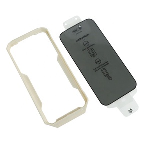 Protection d'écran en verre trempé 9H 2.5D HD à installation facile Magic Box, directement de l'usine, abordable, pour <span class=keywords><strong>iPhone</strong></span> 17 16 15 Pro Max - Product Image 1