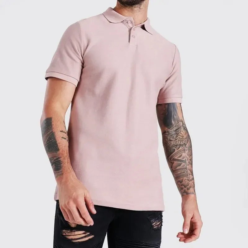 Wholesale high quality Man Jersey Twill Polo Custom Soft Cotton Plain Blank Embroidered Polo T Shirt