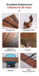 Tuile <span class=keywords><strong>de</strong></span> <span class=keywords><strong>pierre</strong></span> flexible aspect brique MCM, installation facile, 2 mm, vente chaude, ignifuge, revêtement mural <span class=keywords><strong>extérieur</strong></span>, tuile <span class=keywords><strong>de</strong></span> <span class=keywords><strong>pierre</strong></span> flexible aspect brique - Product Image 6